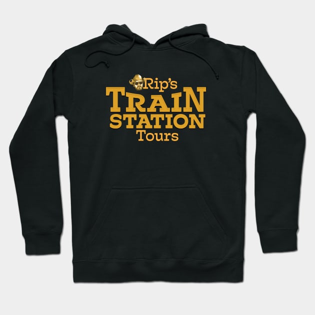 Rip's Train Station Tours Hoodie by Third Unit